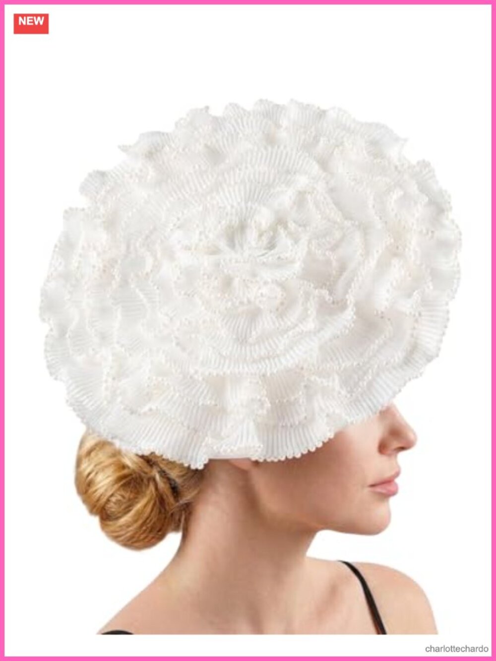 Derby Flower Fascinator Headband Pearl Mesh Wave Kentucky Hat Women